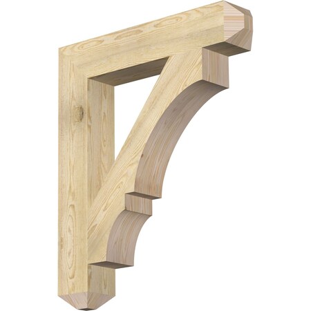 Ekena Millwork Balboa Craftsman Rough Sawn Bracket, Douglas Fir, 6"W x 34"D x 40"H BKT06X34X40BOA04RDF